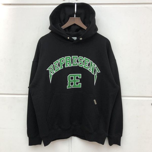 men's hoodies & sweatshirts 2021 represent hoodie solid fleece men women 1:1 quality letter embroidery logo pullovers oversize, Black
men's hoodies & sweatshirts 2021 represent hoodie solid fleece men women 1:1 quality letter embroidery logo pullovers oversize, Black