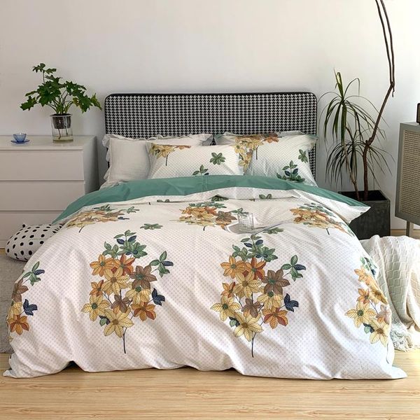 bedding sets small fresh 100% egyptian cotton plaid set for home super soft duvet cover pillowcase flat fitted bed linen sheet
bedding sets small fresh 100% egyptian cotton plaid set for home super soft duvet cover pillowcase flat fitted bed linen sheet