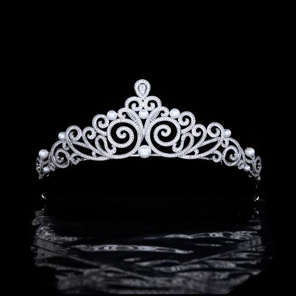 hair clips & barrettes bridal crown and tiaras 3a cubic zircon wedding hairband simple pearl bride accessories hq0291, Golden;silver
hair clips & barrettes bridal crown and tiaras 3a cubic zircon wedding hairband simple pearl bride accessories hq0291, Golden;silver