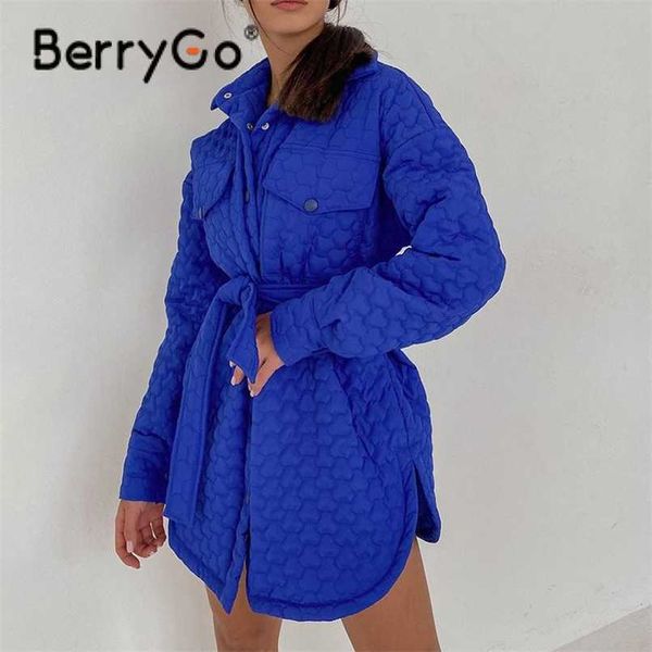 berrygo elegant royal blue za parka women winter jacket long sleeve lapel sashes fashion jacket coat casual loose pocket outwear 211108, Black
berrygo elegant royal blue za parka women winter jacket long sleeve lapel sashes fashion jacket coat casual loose pocket outwear 211108, Black