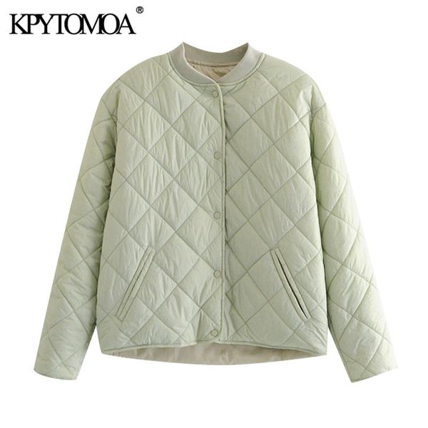 women fashion single breasted loose padded jacket coat vintage long sleeve pockets female outerwear chic 210416, Black
women fashion single breasted loose padded jacket coat vintage long sleeve pockets female outerwear chic 210416, Black