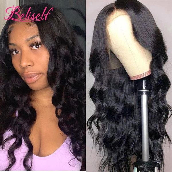 lace wigs beliself long body wave 13x4 front human hair density 180% natural wig with pre-plucked hairline, Black;brown
lace wigs beliself long body wave 13x4 front human hair density 180% natural wig with pre-plucked hairline, Black;brown