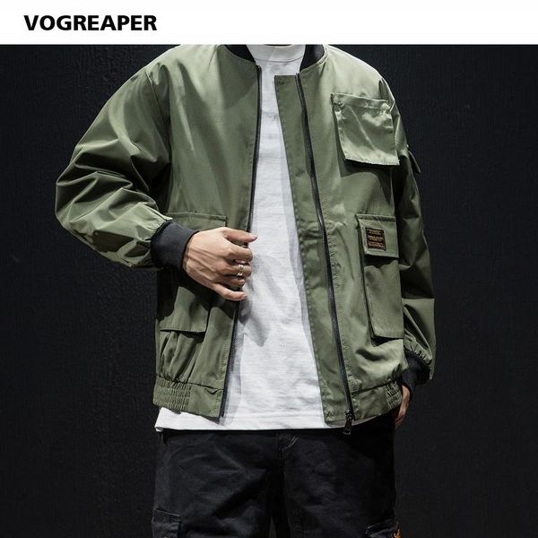men's jackets men streetwear bonber jacket windbreaker harajuku black army green hip hop zipper cotton cargo coats, Black;brown
men's jackets men streetwear bonber jacket windbreaker harajuku black army green hip hop zipper cotton cargo coats, Black;brown