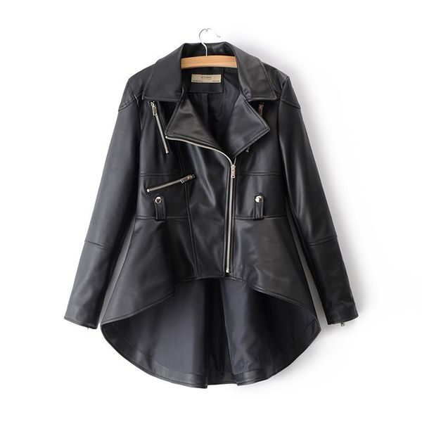 women's leather & faux casual women pu jacket fashionable asymmetrical black sliver gold female coat
women's leather & faux casual women pu jacket fashionable asymmetrical black sliver gold female coat