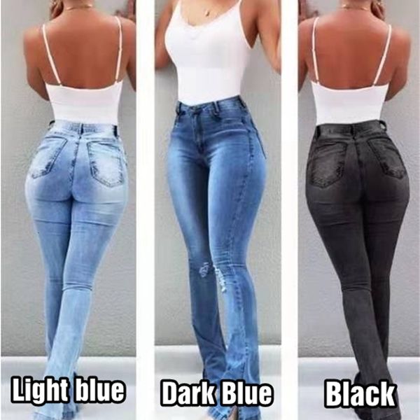 women's jeans plus size high waist elastic flare skinny women fashion retro bell-bottoms hole female denim pants ladies casual tro y5ek, Blue
women's jeans plus size high waist elastic flare skinny women fashion retro bell-bottoms hole female denim pants ladies casual tro y5ek, Blue