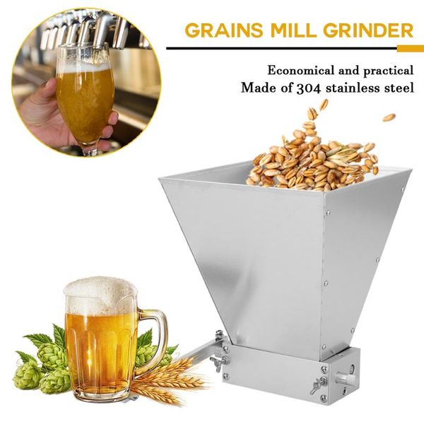 latest stainless steel 2-roll barley malt mill grain grinder self-brewed home brew beer equipment wine making machines
latest stainless steel 2-roll barley malt mill grain grinder self-brewed home brew beer equipment wine making machines