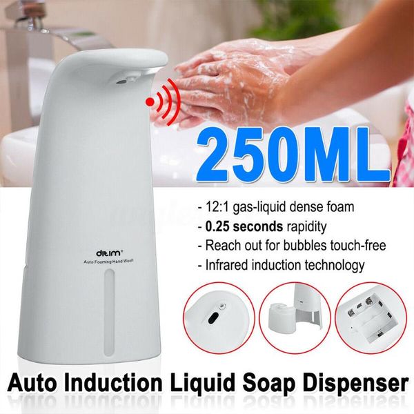 liquid soap dispenser 250ml bathroom hands automatic touchless modern foam ir sensor household office el abs wall mounted
liquid soap dispenser 250ml bathroom hands automatic touchless modern foam ir sensor household office el abs wall mounted