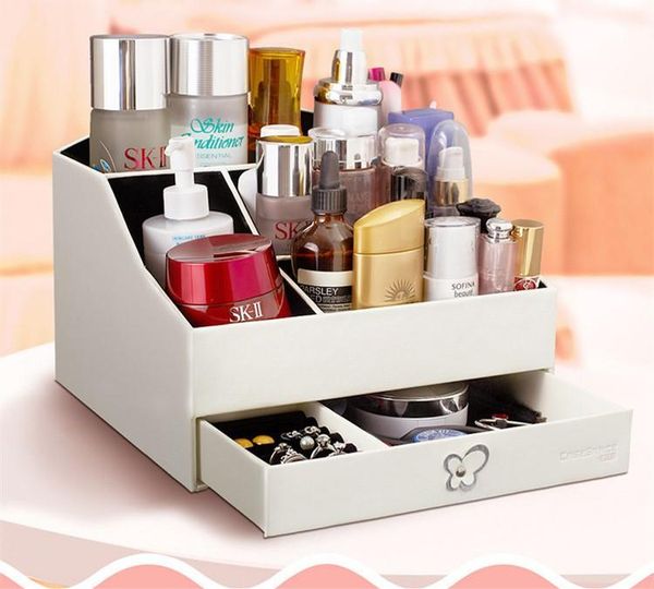 bathroom storage & organization pu makeup organizer two-layers jewelry box cosmetic lipstick black white table
bathroom storage & organization pu makeup organizer two-layers jewelry box cosmetic lipstick black white table