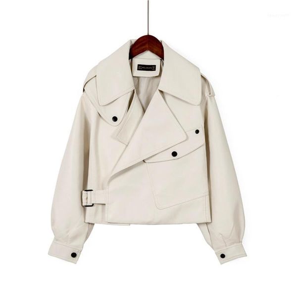 black short style women's autumn winter pu leather jacket soft turn down collar streetwear casual outwear female biker jackets & faux
black short style women's autumn winter pu leather jacket soft turn down collar streetwear casual outwear female biker jackets & faux