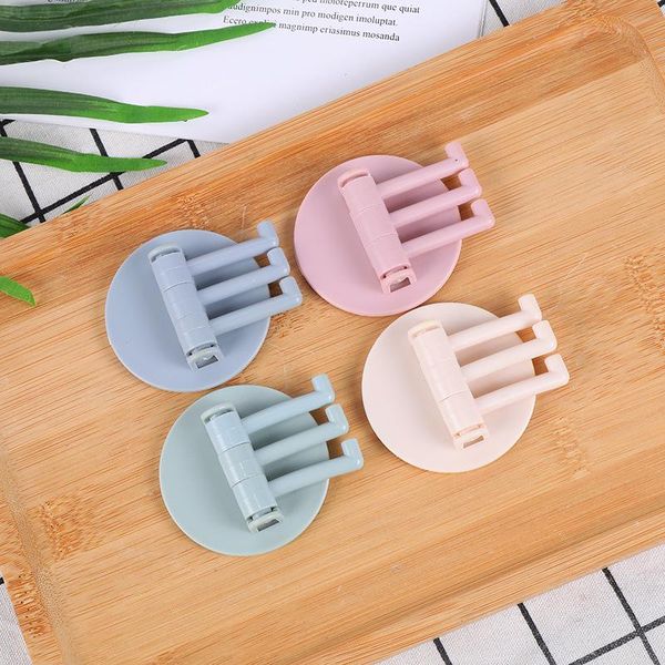hooks & rails solid color rotating tribranch hook maximum load 2kg hole bathroom accessories no trace door rear towel
hooks & rails solid color rotating tribranch hook maximum load 2kg hole bathroom accessories no trace door rear towel
