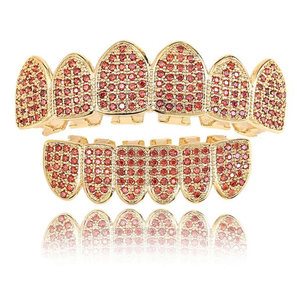 colorful micro inlaid garnet red zircon personalized braces hip hop trendsetter accessories, Silver
colorful micro inlaid garnet red zircon personalized braces hip hop trendsetter accessories, Silver