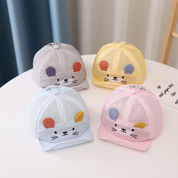 summer children's thin breathable mesh boy's baseball girl's sunshade hat baby's sunscreen cap, Yellow
summer children's thin breathable mesh boy's baseball girl's sunshade hat baby's sunscreen cap, Yellow