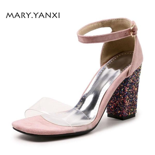 summer women sandals plus size shoes flock transparent bling fashion casual buckle strap ankle gladiator solid high heels, Black
summer women sandals plus size shoes flock transparent bling fashion casual buckle strap ankle gladiator solid high heels, Black