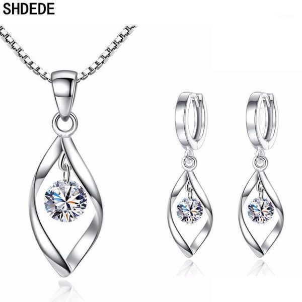 earrings & necklace shdede cz crystal pendant and set for women cubic zirconia fashion xmas jewelry accessories -wh163, Silver
earrings & necklace shdede cz crystal pendant and set for women cubic zirconia fashion xmas jewelry accessories -wh163, Silver