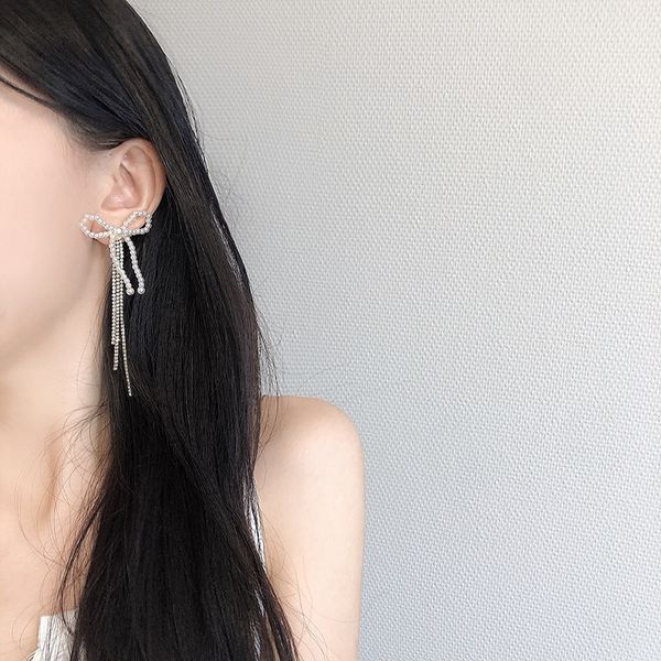 70% off 925 silver needle pearl bow earrings, chaoins new super long rhinestone tassel earrings
70% off 925 silver needle pearl bow earrings, chaoins new super long rhinestone tassel earrings