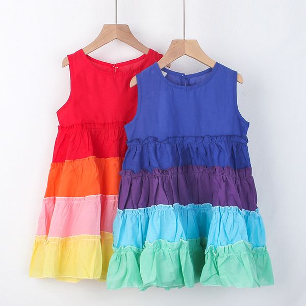 kids clothes girls rainbow sleeveless dress children splicing princess dresses summer boutique fashion baby clothing 1786 b3, Red;yellow
kids clothes girls rainbow sleeveless dress children splicing princess dresses summer boutique fashion baby clothing 1786 b3, Red;yellow