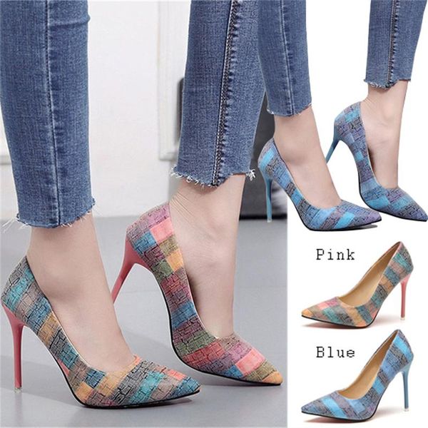 dress shoes color matching women printed stilettos high heels shallow pointed toe zapatos de mujer pumps plus size, Black
dress shoes color matching women printed stilettos high heels shallow pointed toe zapatos de mujer pumps plus size, Black