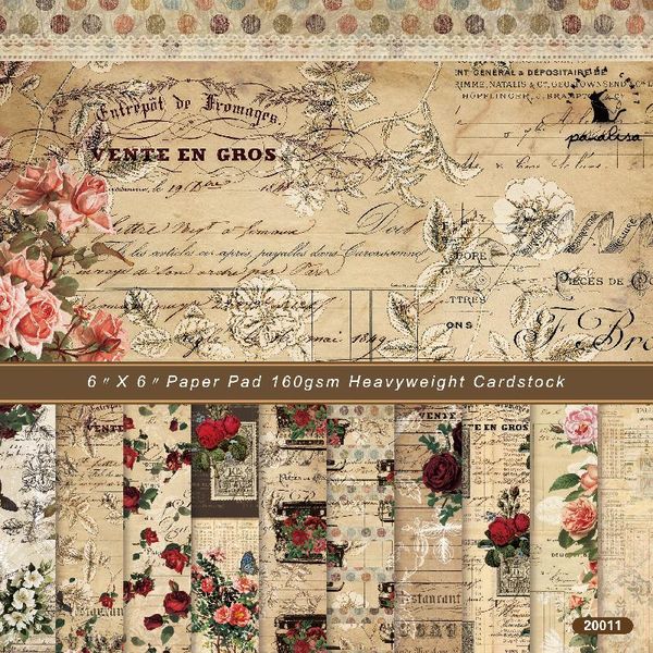 gift wrap panalisacraft 24 sheets 6"x6" vintage patterned paper pad scrapbooking pack handmade craft background card
gift wrap panalisacraft 24 sheets 6"x6" vintage patterned paper pad scrapbooking pack handmade craft background card
