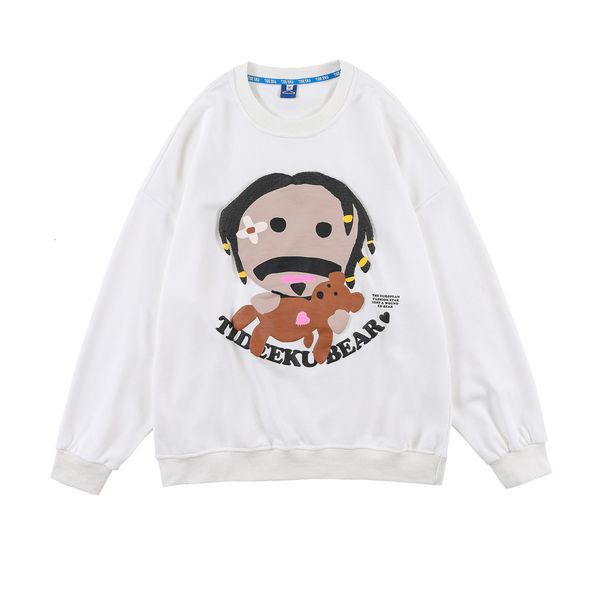 sweatshirts cartoon character foam printed sweater mens street fun trend loose round neck pullover long sleeve hoodie, Black
sweatshirts cartoon character foam printed sweater mens street fun trend loose round neck pullover long sleeve hoodie, Black