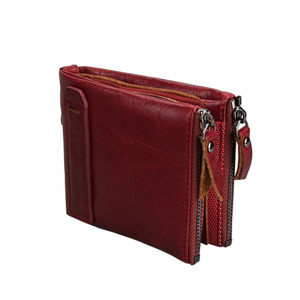 wallets design short mini wallet crazy horse real genuine leather men for purse male cowboy card holders double zipper, Red;black
wallets design short mini wallet crazy horse real genuine leather men for purse male cowboy card holders double zipper, Red;black
