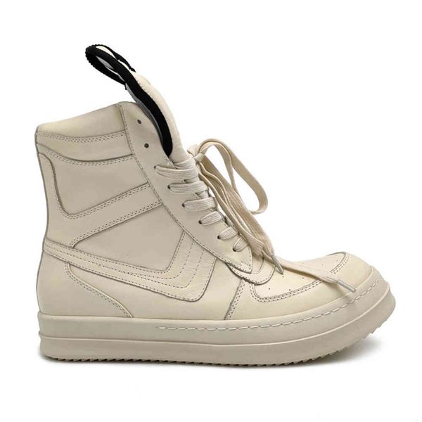 men's ro leisure sports ins leather autumn winter cowhide round head high women's lovers board shoes large, Black 
men's ro leisure sports ins leather autumn winter cowhide round head high women's lovers board shoes large, Black