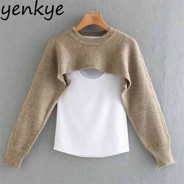 autumn women vintage hit color patchwork knit blouse long sleeve o neck pullover fashion casual fall blouses 210514, White
autumn women vintage hit color patchwork knit blouse long sleeve o neck pullover fashion casual fall blouses 210514, White