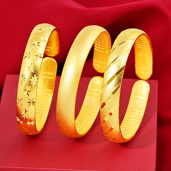 bangle 24k yellow gold plated bracelet for women elegant meteor shower gypsophila bangles wedding birthday fine jewelry gift, Black
bangle 24k yellow gold plated bracelet for women elegant meteor shower gypsophila bangles wedding birthday fine jewelry gift, Black
