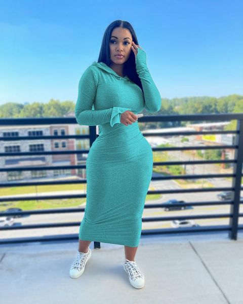 casual dresses women spring fall 2022 runway designer bodycon midi hoodies flare sleeve work office lady, Black;gray
casual dresses women spring fall 2022 runway designer bodycon midi hoodies flare sleeve work office lady, Black;gray