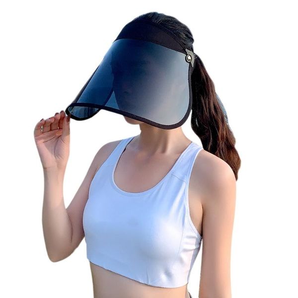 women summer transparent sun visor hat windproof uv protection cover empty adjustable foldable beach baseball cap a07 21 wide brim hats, Blue;gray
women summer transparent sun visor hat windproof uv protection cover empty adjustable foldable beach baseball cap a07 21 wide brim hats, Blue;gray