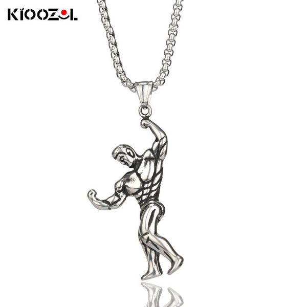pendant necklaces kioozol muscular men stainless steel silver solid necklace for handsome style jewelry 292 ko2
pendant necklaces kioozol muscular men stainless steel silver solid necklace for handsome style jewelry 292 ko2