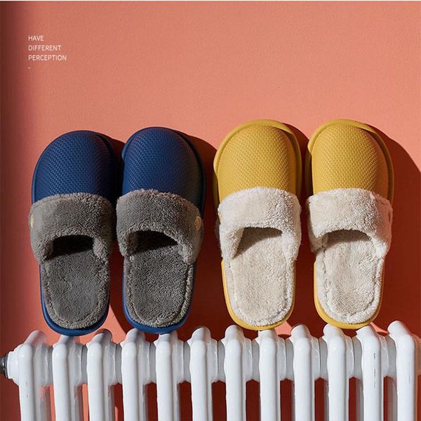 slippers women winter couple female waterproof eva leather warm fur floor shoes soft non-slip velvet men 45, Black
slippers women winter couple female waterproof eva leather warm fur floor shoes soft non-slip velvet men 45, Black