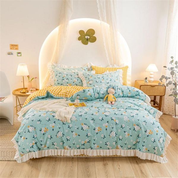 bedding sets 100% cotton cartoon flowers design set 3/4 piece quilt covers duvet cover for girls boys bedroom bed decor
bedding sets 100% cotton cartoon flowers design set 3/4 piece quilt covers duvet cover for girls boys bedroom bed decor