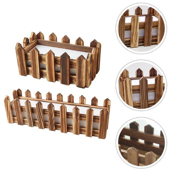fencing, trellis & gates 2pcs wooden fence plantpots flower containers creative flowerpots
fencing, trellis & gates 2pcs wooden fence plantpots flower containers creative flowerpots
