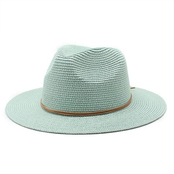 wide brim hats women beach panama sun straw hat men bucket lady spring summer uv protection bone jazz caps fedoras, Blue;gray
wide brim hats women beach panama sun straw hat men bucket lady spring summer uv protection bone jazz caps fedoras, Blue;gray