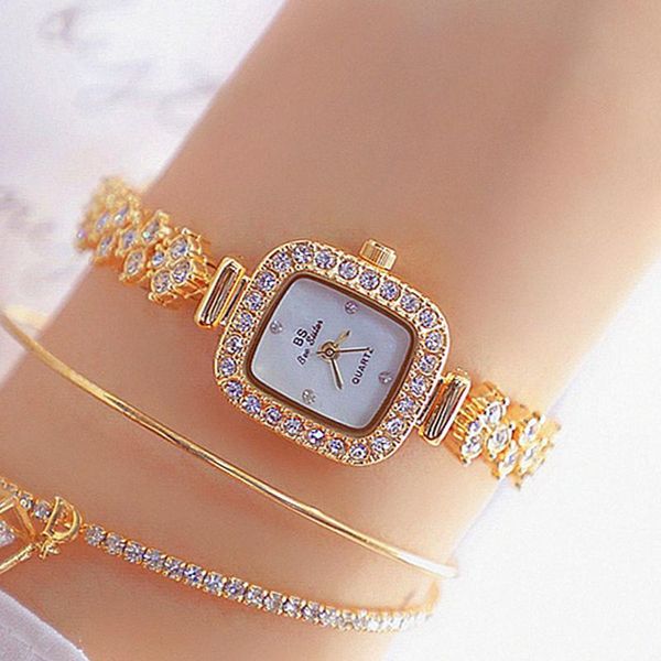 wristwatches 2021 montre femme modern fashion rose gold quartz watch women stainless steel bracelet casual wrist for woman, Slivery;brown
wristwatches 2021 montre femme modern fashion rose gold quartz watch women stainless steel bracelet casual wrist for woman, Slivery;brown