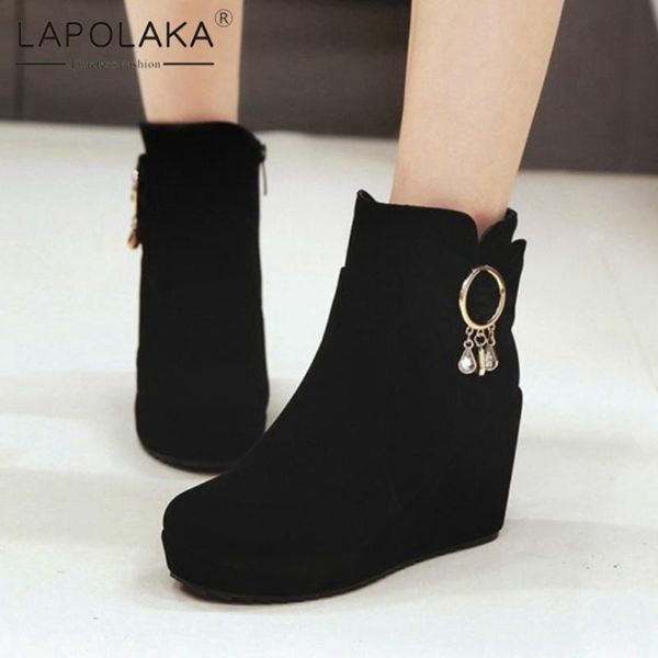 boots lapolaka brand great quality butterfly widding woman shoes comfy skidproof zipper ankle ladies, Black
boots lapolaka brand great quality butterfly widding woman shoes comfy skidproof zipper ankle ladies, Black