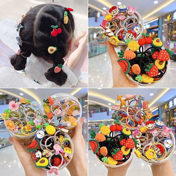 hair accessories 30pcs cute cartoons flower princess headwear baby headdress girls kids elastic bands children ropes, Slivery;white
hair accessories 30pcs cute cartoons flower princess headwear baby headdress girls kids elastic bands children ropes, Slivery;white