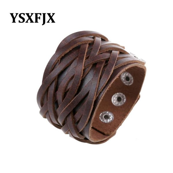 charm bracelets ysxfjx retro fashion bracelet personality punk leather multi-layer cross winding wild jewelry, Golden;silver
charm bracelets ysxfjx retro fashion bracelet personality punk leather multi-layer cross winding wild jewelry, Golden;silver