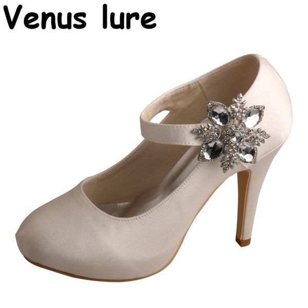 bridal white ivory wedding shoes high heel women platform pumps mary jane dress, Black
bridal white ivory wedding shoes high heel women platform pumps mary jane dress, Black