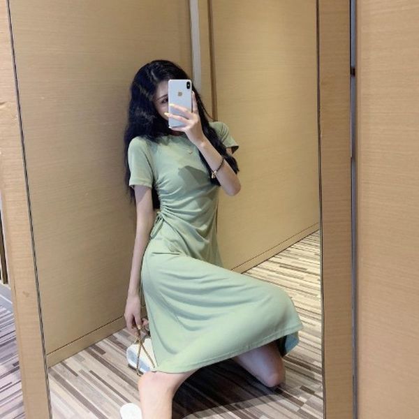casual dresses goohojio 2021 autumn slim short sleeve women long dress summer o-neck club party female temperament hip ladies, Black;gray
casual dresses goohojio 2021 autumn slim short sleeve women long dress summer o-neck club party female temperament hip ladies, Black;gray