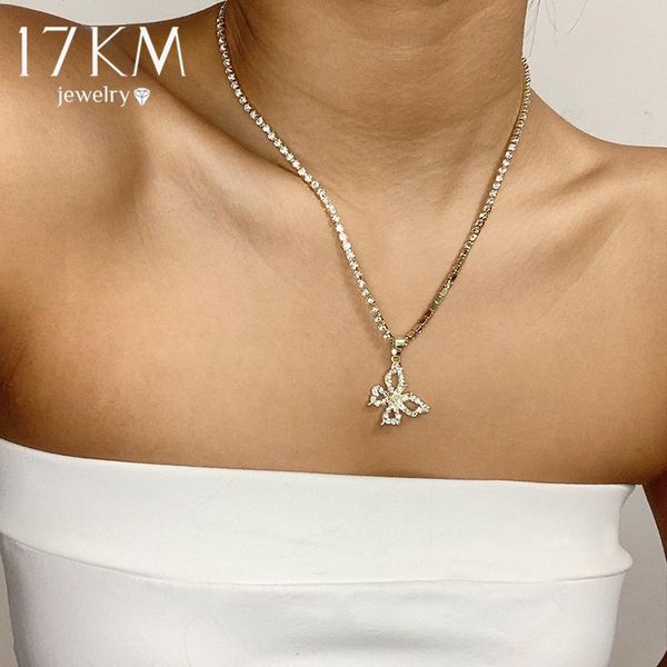chokers 17km trendy silver color crystal rhinestone butterfly necklace for women girls bohemian pendant necklaces 2021 jewelry gifts, Golden;silver
chokers 17km trendy silver color crystal rhinestone butterfly necklace for women girls bohemian pendant necklaces 2021 jewelry gifts, Golden;silver