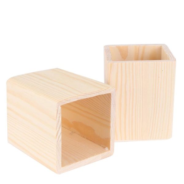 pcs single compartments wooden container pen holder office organizer unfinished color case pot for home diy storage bottles & jars
pcs single compartments wooden container pen holder office organizer unfinished color case pot for home diy storage bottles & jars