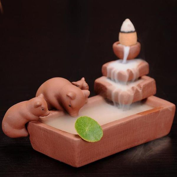 sachet bags backflow incense burner home decor ceramic smoke waterfall holder buddhist aroma censer + 10pcs cones
sachet bags backflow incense burner home decor ceramic smoke waterfall holder buddhist aroma censer + 10pcs cones