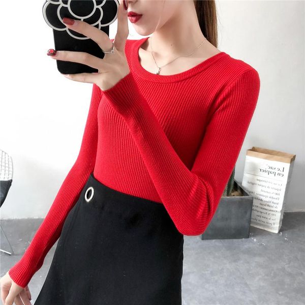 women's sweaters 2021 basic o-neck solid autumn winter sweater pullover women female knitted slim long sleeve bodycon be016, White;black
women's sweaters 2021 basic o-neck solid autumn winter sweater pullover women female knitted slim long sleeve bodycon be016, White;black