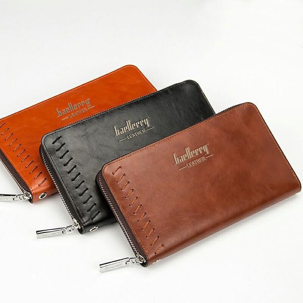 wallets european and american men's wallet long zipper clutch retro handbag, Red;black
wallets european and american men's wallet long zipper clutch retro handbag, Red;black