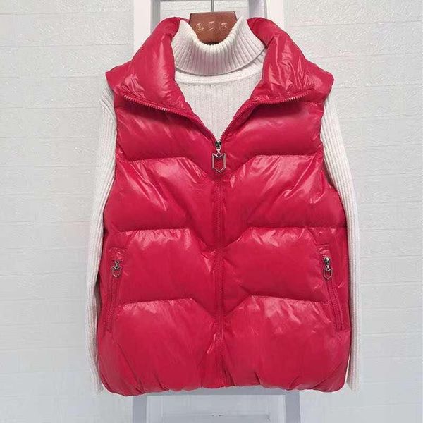 women's vests 2021 spring women sleeveless winter female warm cotton padded jacket ladies bright color turndown collar waistcoat q103, Black;white
women's vests 2021 spring women sleeveless winter female warm cotton padded jacket ladies bright color turndown collar waistcoat q103, Black;white