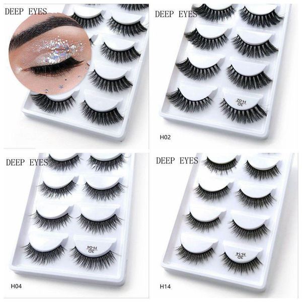 pairs mink eyelashes 3d false lashes thick crisscross makeup eyelash extension natural volume soft fake eye (h series)1
pairs mink eyelashes 3d false lashes thick crisscross makeup eyelash extension natural volume soft fake eye (h series)1