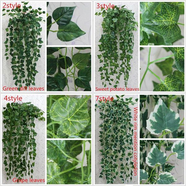 decorative flowers & wreaths huhule 90cm artificial plants ivy leaf green hanging garland vine fake foliage home garden deco wedding party d
decorative flowers & wreaths huhule 90cm artificial plants ivy leaf green hanging garland vine fake foliage home garden deco wedding party d