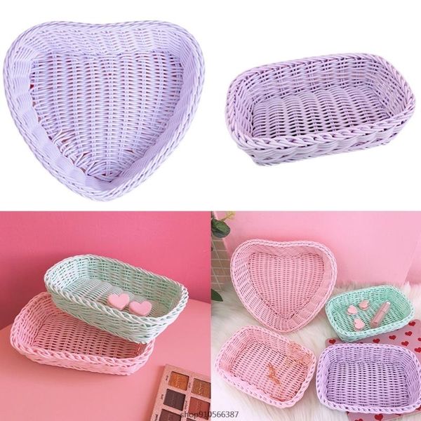 storage baskets macaron candy color woven plastic basket cosmetic box rectangular heart shaped deskorganizer bin home decor dropship
storage baskets macaron candy color woven plastic basket cosmetic box rectangular heart shaped deskorganizer bin home decor dropship