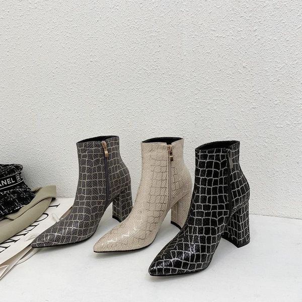 boots 2021 style women's 33-43 high heels square fashion ladies party shoes beauty ankle bo, Black
boots 2021 style women's 33-43 high heels square fashion ladies party shoes beauty ankle bo, Black